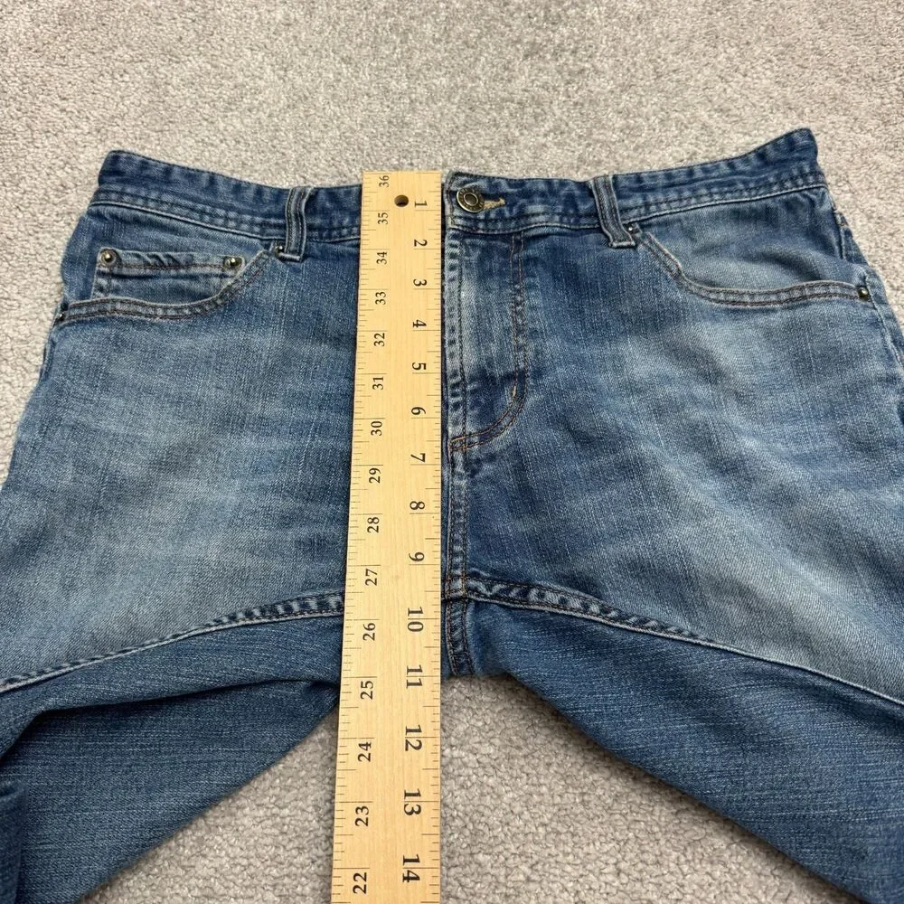 The Normal Brand Slim Straight Denim Jeans Men 32 Blue Medium Wash Cotton Casual